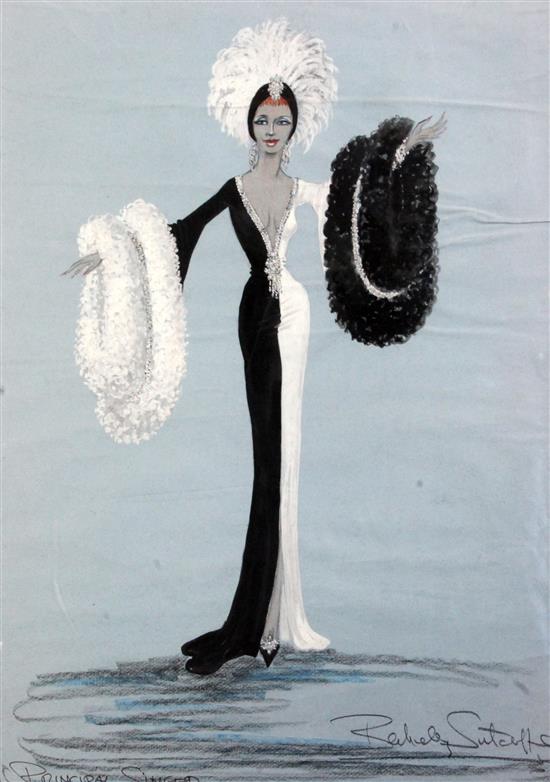 Berkeley Sutcliffe (1918-1979) Collection of costume designs largest 20 x 14in., unframed